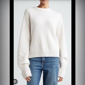 A.L.C. Asher Cashmere Sweater Natural sz XS